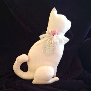 Elegant Cream Cat Plush